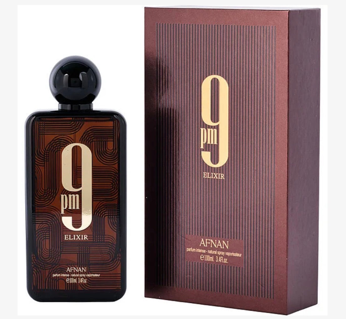 9 PM Elixir Extrait de Parfum Spray by Afnan (Unisex)