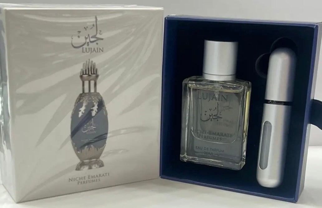 Lattafa Niche Emarati Perfumes LUJAIN 20ml/0.65oz with Atomizer spray bottle
