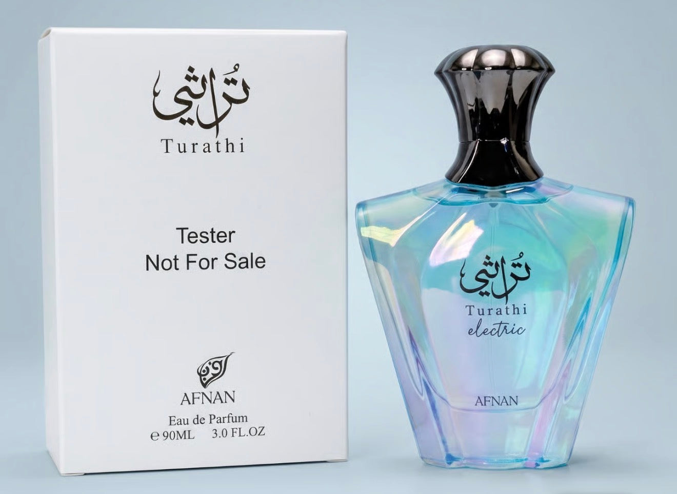 Turathi Electric Afnan EDP Spray 3.0 Oz New TESTER Box