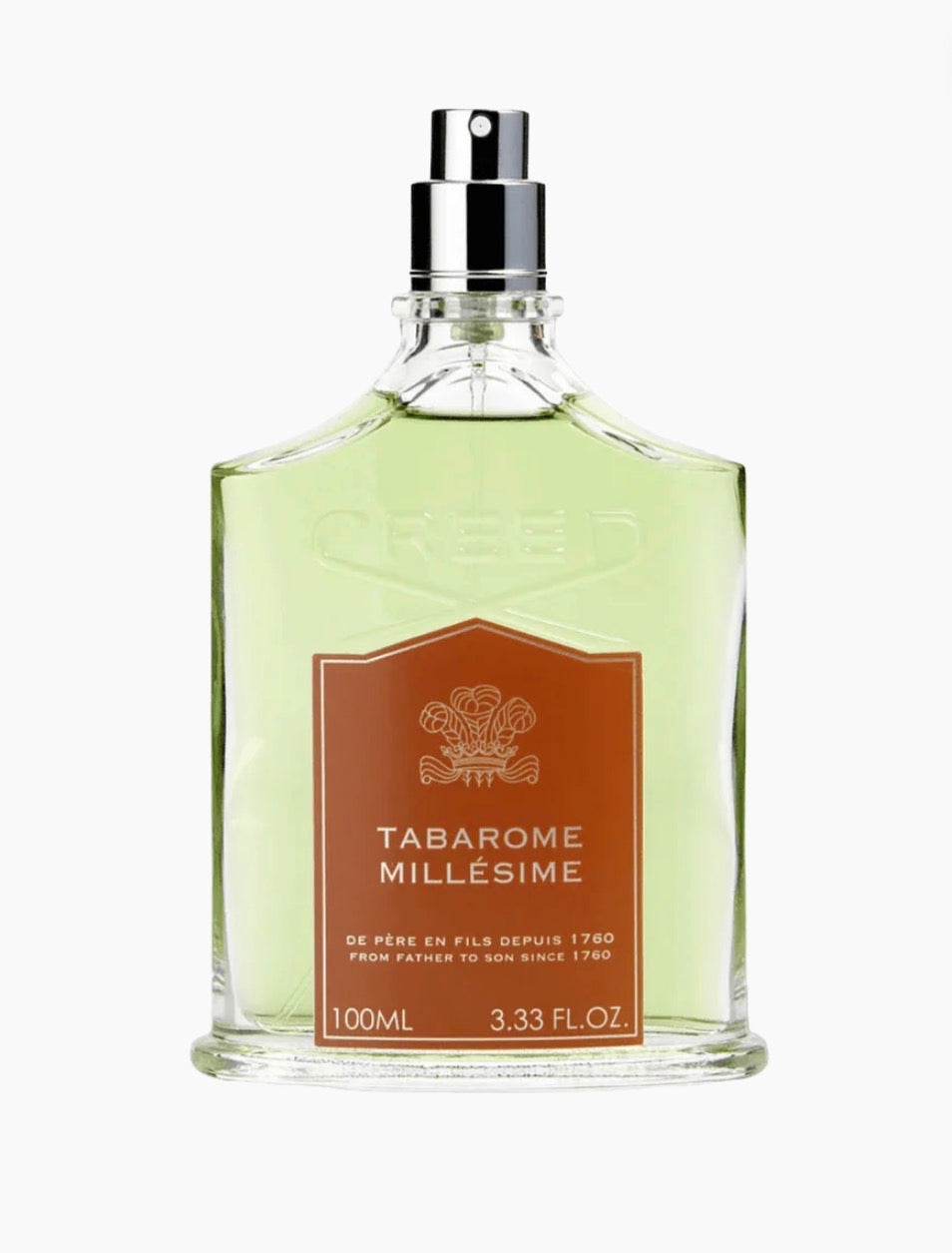 Creed Tabarome Millésime Tester No cap 100ml 3.3 Oz Men (brown box)