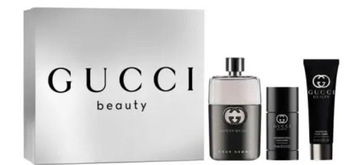 Gucci Guilty Pour Homme Eau De Toilette 3PCS By Gucci
