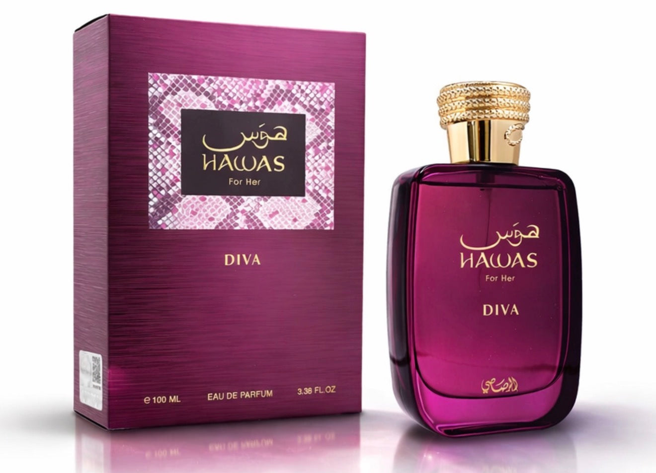 RASASI HAWAS DIVA EAU DE PARFUM FOR WOMEN 3.38 FL. OZ | 100ML