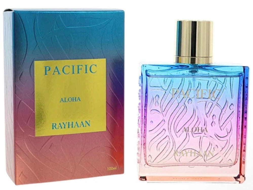 Rayhaan Perfumes Pacific Aloha Eau de Parfum Spray for Unisex 3.4 oz / 100ml