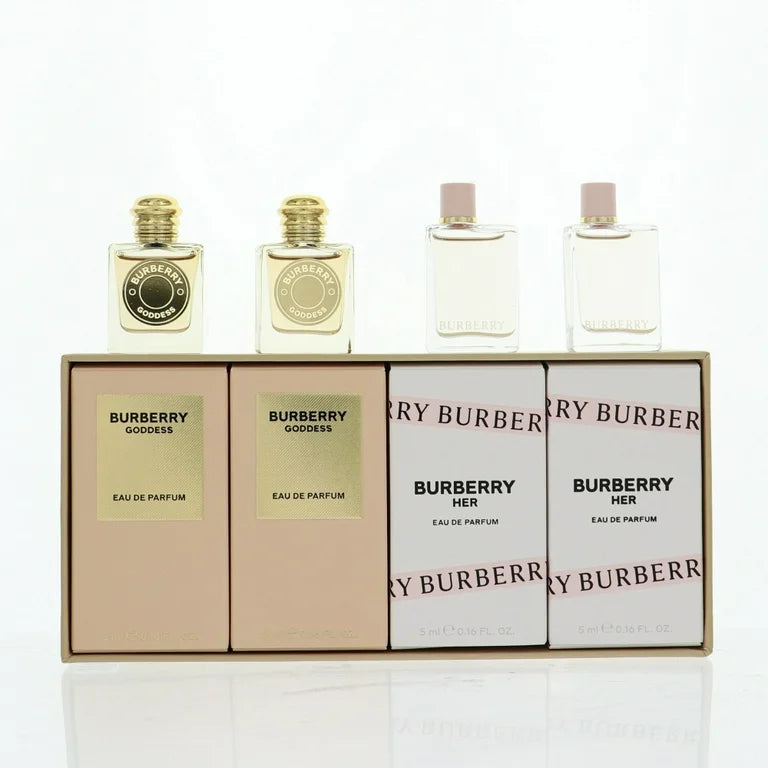 Burberry Goddess and Burberry Her Eau de Parfum 4 pc set for Women