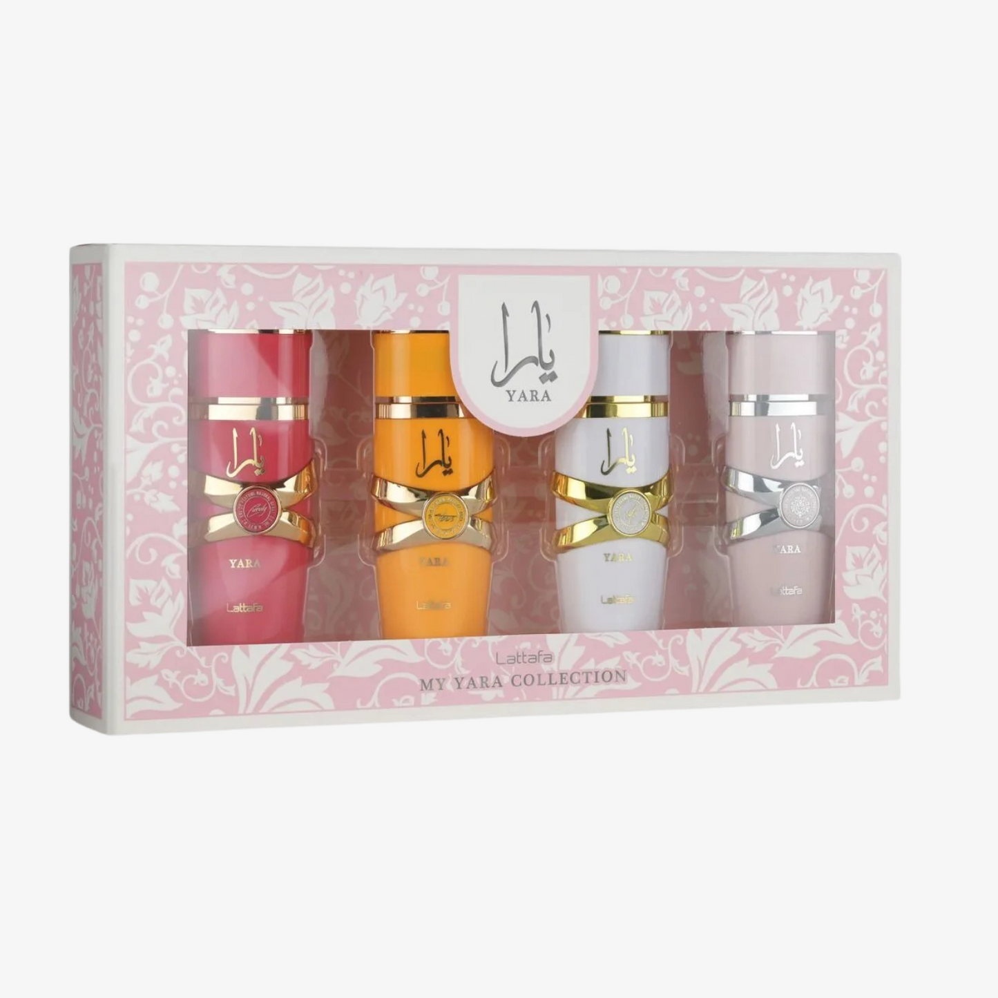 Lattafa Yara Mini Giftset includes( Yara, Yara Moi, Yara Tous, Yara Candy) 25 ml each