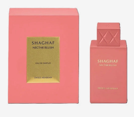 Swiss Arabian Shaghaf Nectar Blush Eau de Parfum Spray for Unisex 2.5Oz 80ml