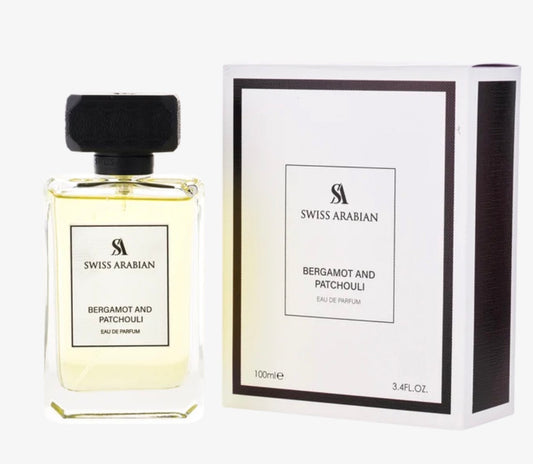 SWISS ARABIAN BERGAMOT AND PATCHOULI Eau De Parfum Spray 3.4 oz