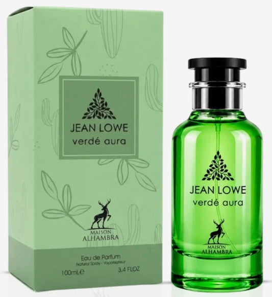 MAISON ALHAMBRA  JEAN LOWE VERDE AURA EDP UNISEX - 100ML / 3.4 oZ