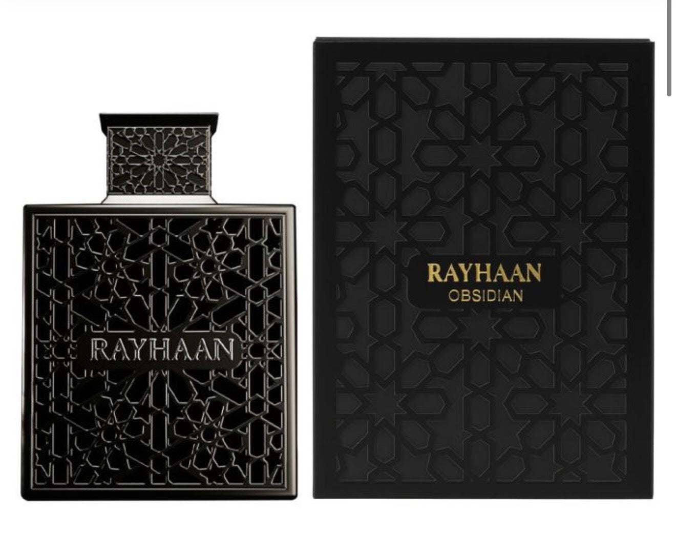 Rayhaan Men's Obsidian EDP Spray 3.3 oz Fragrances