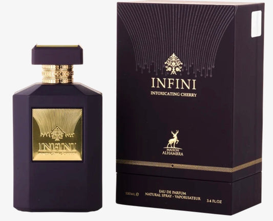 MAISON ALHAMBRA INFINI INTOXICATING CHERRY Eau de Parfum spray 100ml / 3.4 oZ