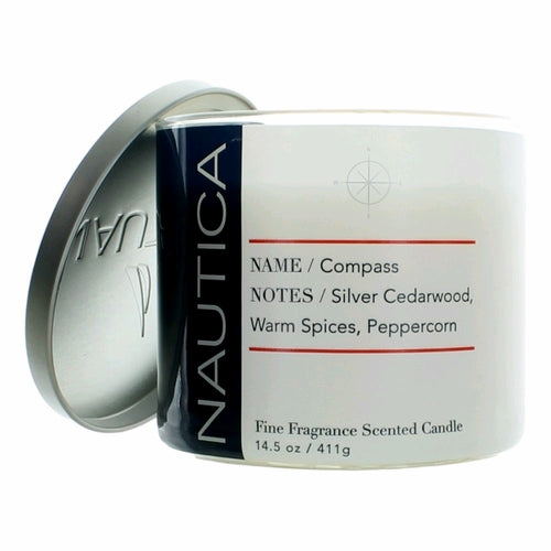 Compass 3 Wick Candle by Nautica
