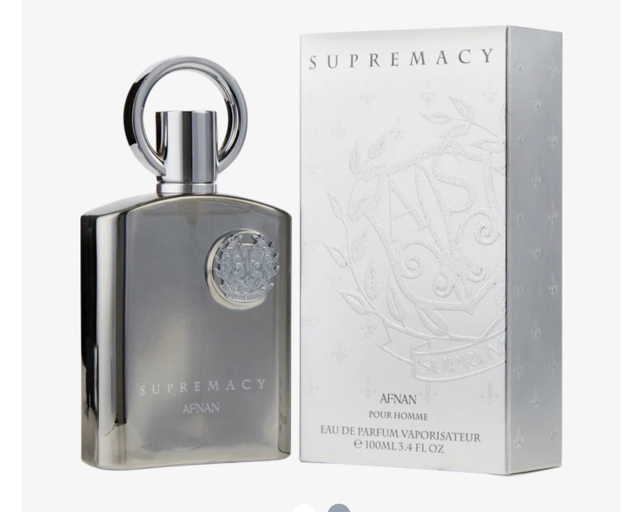 Supremacy Silver by Afnan
Eau De Parfum Spray for Men 100ml / 3.4oz