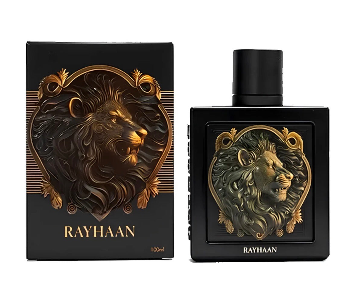 Rayhaan Lion Eau De Parfum For Men 3.4 Oz