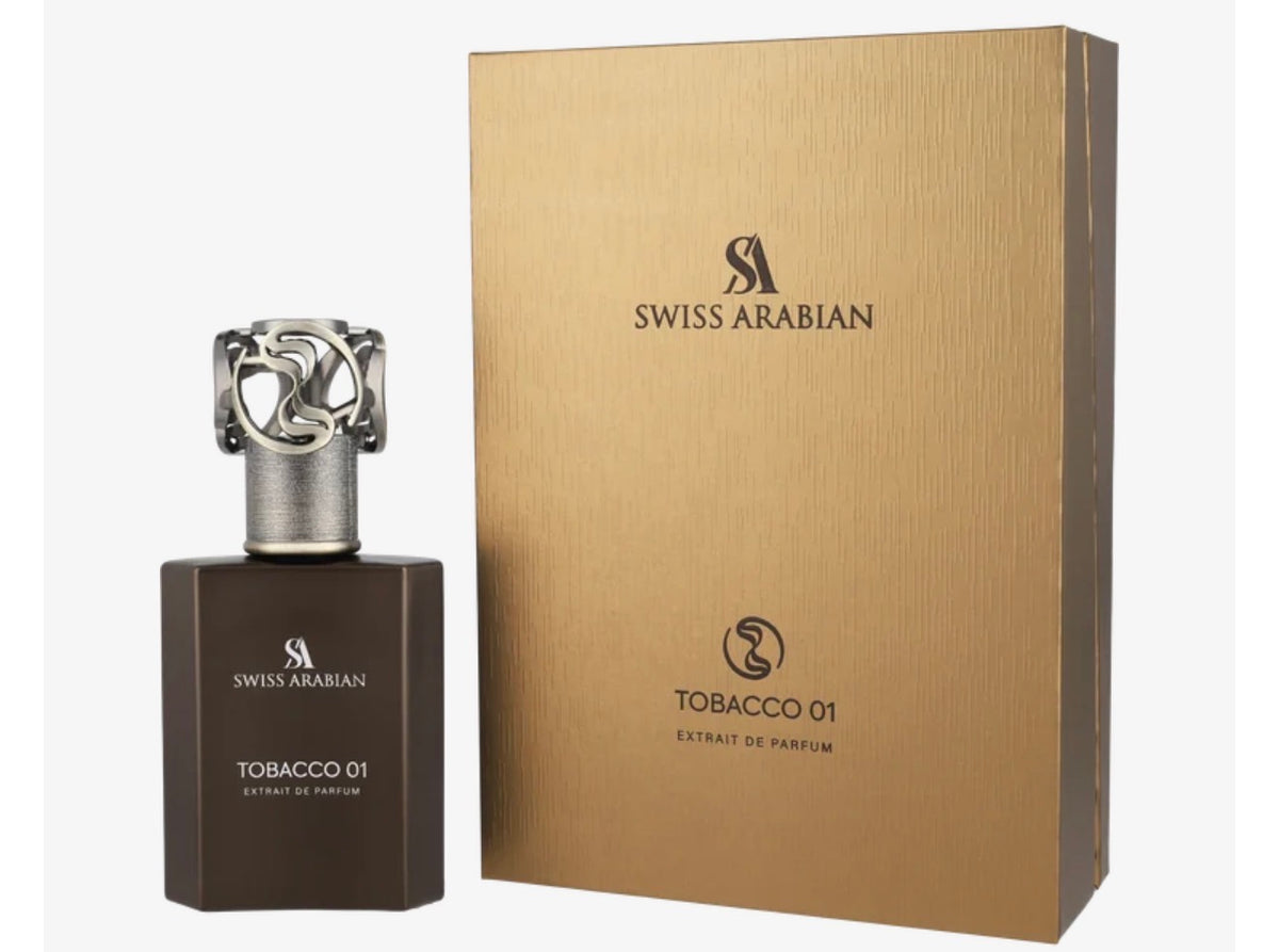Swiss Arabian Tobacco 01
1.7 oz Extrait de Parfum Spray for Unisex