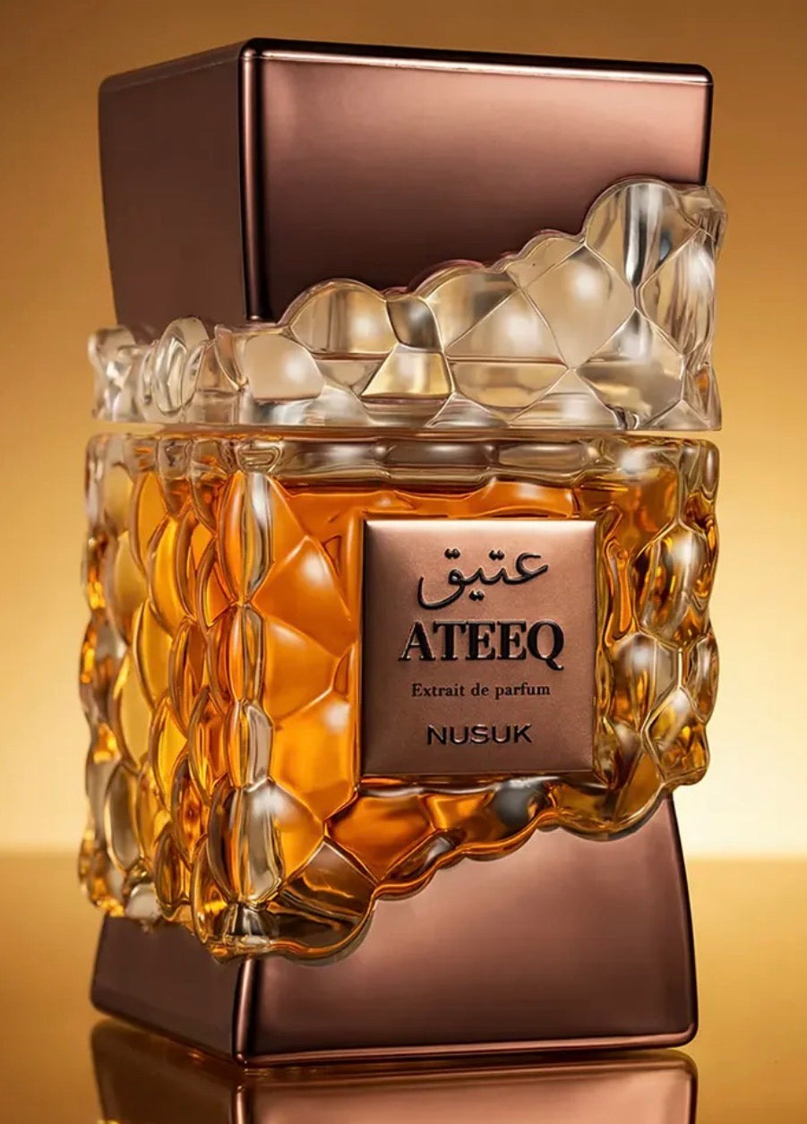 Nusuk Ateeq Extrait de Parfum Spray for Men 3.4 oz / 100 ml