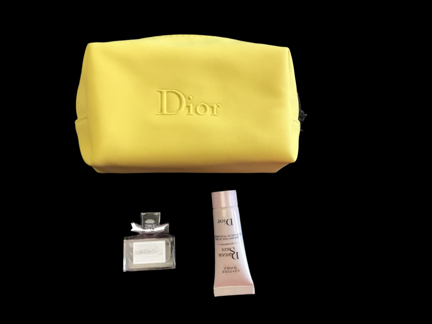 Miss Dior 0.17 oz Perfume Spray and Cream with Pouch