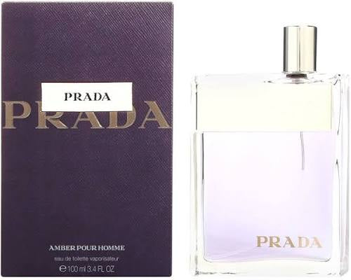Prada Amber Pour Homme Eau de Toilette Spray for Men