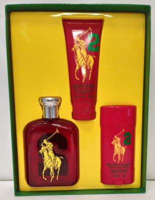 Ralph Lauren Pony 2 giftset 3pc (includes 4.2 oz EDT Spray + 3.4 oz Showergel + 2.9 oz Deodorant) for Men