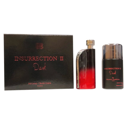 Insurrection II Dark 2 pc Giftset includes ( 3.3 oz EDT Spray + 9.0 oz Deodorant Body Spray) for Men